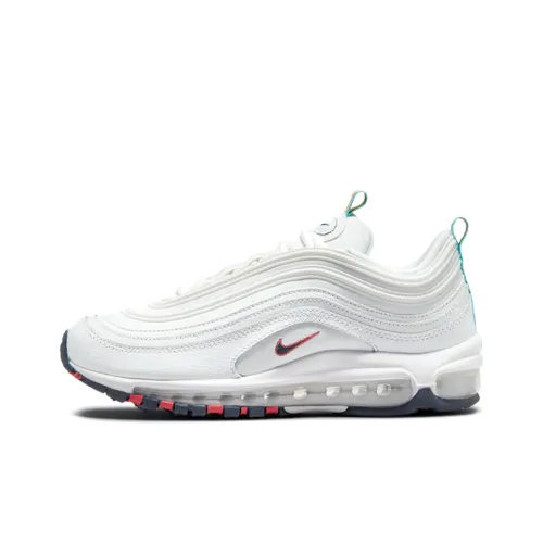Nike Air Max 97 Low Топ Повседневные Беговые Кроссовки Женские Белые