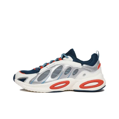 ANTA Running Collection Устойчивые к истиранию Низкие Беговые кроссовки Мужские Синий Белый Оранжевый