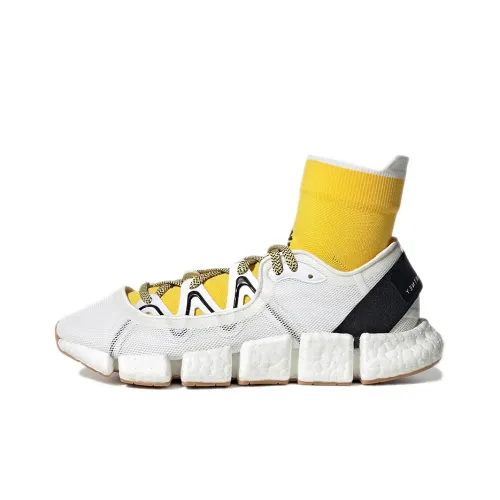 Stella McCartney x Adidas Устойчивые к истиранию низкие беговые кроссовки для женщин белые черные