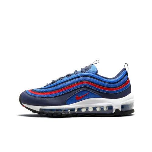 Nike Air Max 97 Low Топ Повседневные Беговые Кроссовки Женские Синий Красный