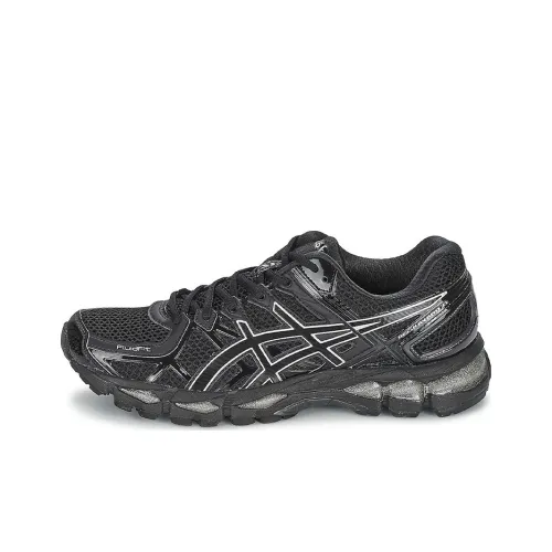 Asics Gel Kayano 21 Low Топ Беговые кроссовки Мужские Черный Белый