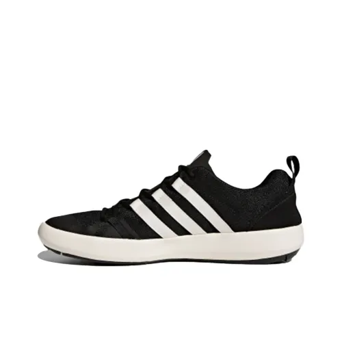 adidas Terrex Climacool Slip-resistant Breathable Lightweight Low Top Casual Unisex Black White adidas Terrex Climacool Противоскользящий Дышащий Легкий Низкий Топ Повседневный Унисекс Черный Белый