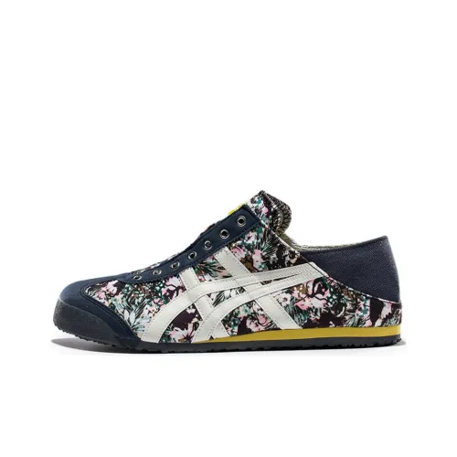 Onitsuka Tiger MEXICO 66 Paraty Противоскользящий Низкий Топ Повседневная Обувь Унисекс Синий Черный