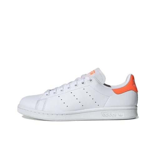 Adidas Originals StanSmith Slip Resistant Abrasion Resistant Легкий Низкий Топ Скейтборд Кроссовки Унисекс Белый Оранжевый