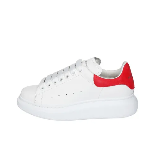Alexander McQueen OVERSIZED Redtail Low Топ Стильные Скейтбординги Женские Белые Красные