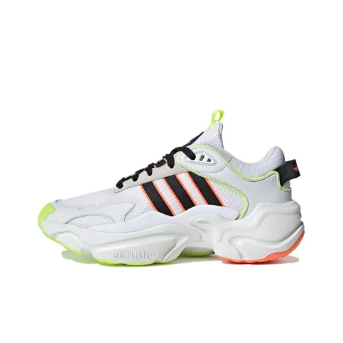 Adidas Originals Magmur Runner Дышащий Низкий Топ Повседневные Беговые Кроссовки Женские Белый Черный Желтый