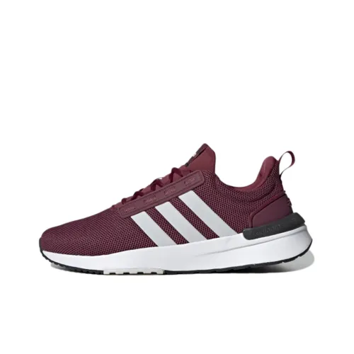 Adidas Neo Racer TR21 Slip-Resistant Breathable Low-Top Casual Running Shoes Men's Red White Adidas Neo Racer TR21 Противоскользящий Дышащий Низкий Топ Повседневные Беговые Кроссовки Мужские Красный Белый