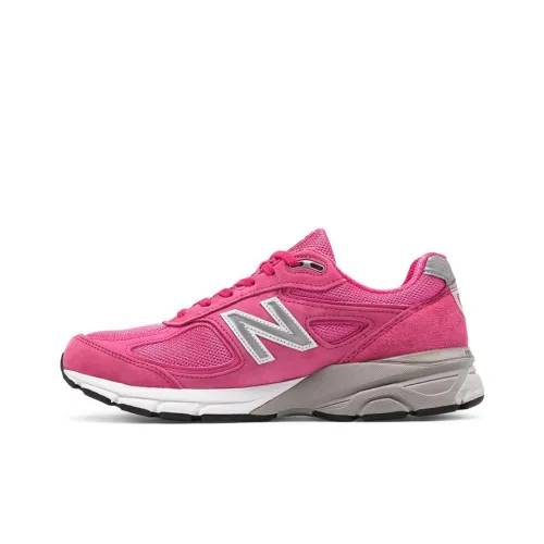 New Balance NB 990 V4 Low Топ Беговые кроссовки Мужской Розовый Сделано в США