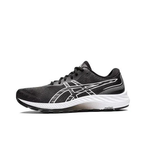 Asics Shock Absorbers Slip-Resistant Abrasion-Resistant Low-Top Беговые кроссовки Мужской Черный Белый