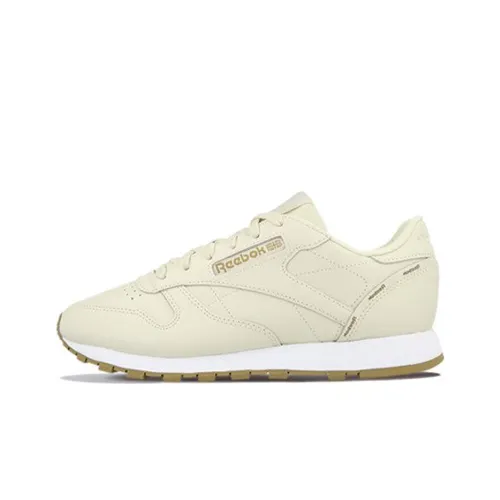 Reebok Classic Leather Low Топ Повседневная обувь Мужская Бежевая