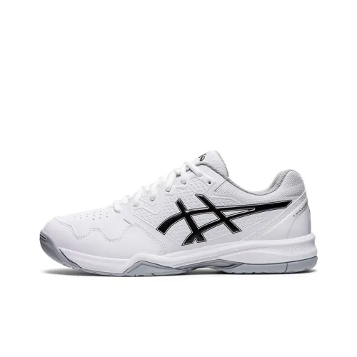 Asics Gel Dedicate 7 Low Top Повседневные Беговые Кроссовки Мужские Белый Черный