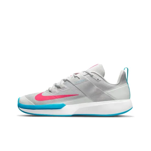 Nike Mercurial Vapor Shock Absorbers Противоскользящие Устойчивые к истиранию Низкий Топ Теннисные Кроссовки Мужские Серый Синий Розовый