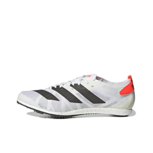 Adidas Adizero Avanti Slip-resistant Abrasion-resistant Low-top Беговые кроссовки Унисекс Белый Черный