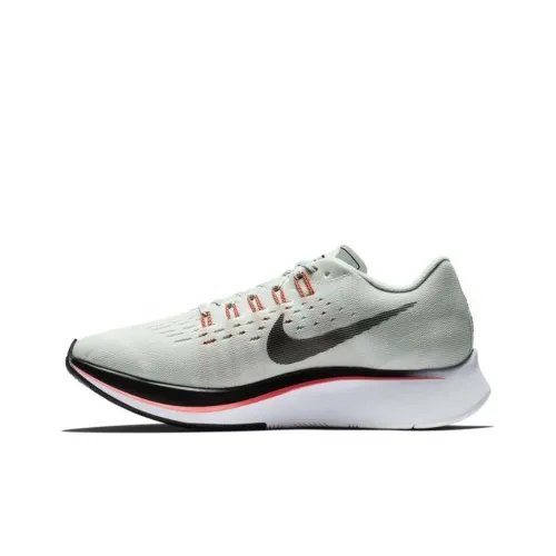 Nike Zoom Fly 1 Амортизаторы Slip-resistant Abrasion-resistant Низкий топ Беговые кроссовки Женские Зеленый Черный Orange