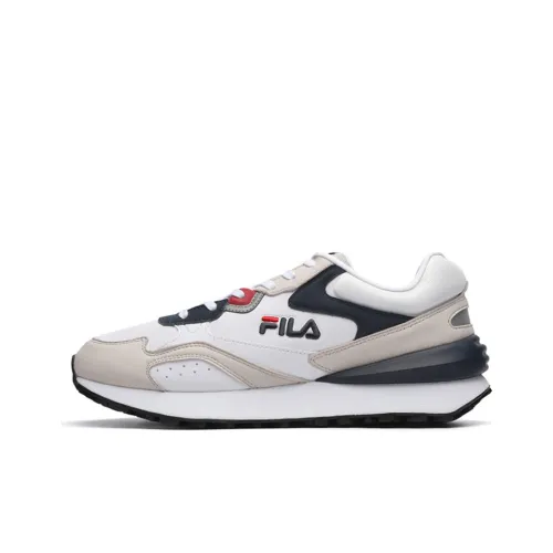 FILA Jogger Амортизация Износостойкие Низкие Кроссовки для Бега Мужские Белые и Естественные