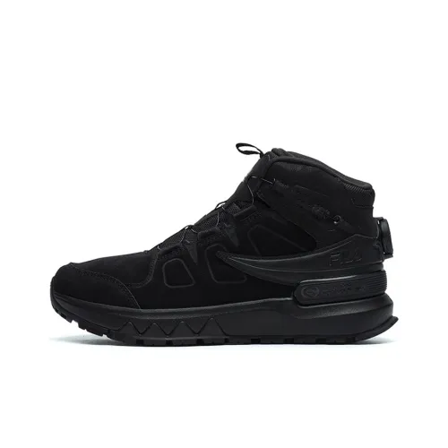FILA MID Топ Беговые кроссовки Женские Черный