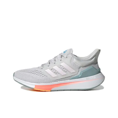 Adidas EQ21 Run Износостойкий Без нижнего слоя и Дышащий Низкий Топ Повседневные Беговые кроссовки Женские Серые