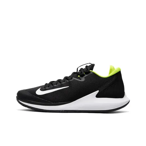 Nike Air Zoom Zero Court HC Anti-slip Lightweight Low-top Tennis Shoes Unisex Black White Green Найк Эйр Зум Зеро Корт HC Anti-slip Низкий Топ Теннисные Кроссовки Унисекс Черный Белый Зеленый