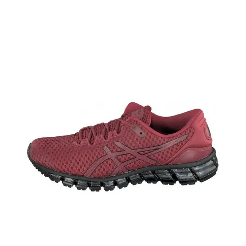 Asics Гель Quantum 360 Устойчивый к истиранию Дышащие Низкие Кроссовки для Бега Мужские Темно-красные