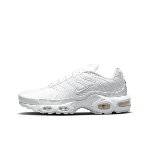Nike Air Max Plus Дышащие Низкие Кроссовки для Бега Женские Белые