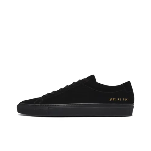 COMMON PROJECTS Низкий Топ Стильный Скейтбординг Мужской Черный