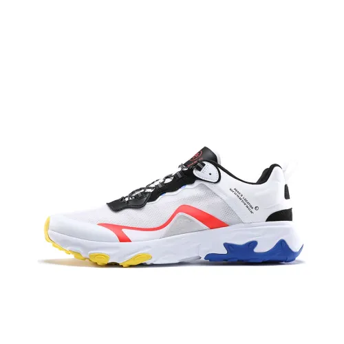 PEAK Амортизаторы Shock Slip-resistant Abrasion-resistant Низкий топ Casual Мужской Белый Красный