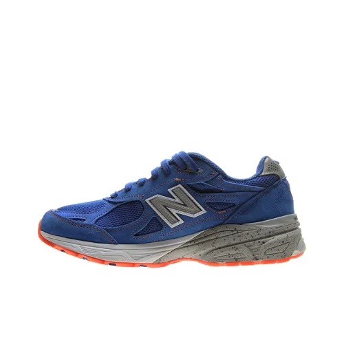 New Balance NB 990 V3 Low Топ Марафон Беговые кроссовки Женские Синий