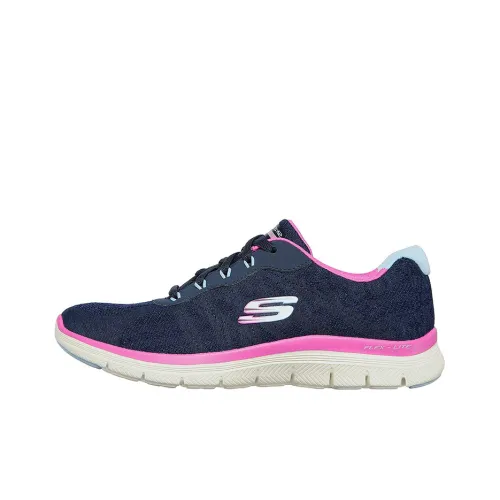 Skechers Flex Appeal 4,0 Свежий Move Low Топ Беговые кроссовки Женские Синий Фиолетовый