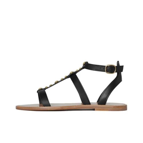 CELINE One Ремешок Сандалии Женские Черные