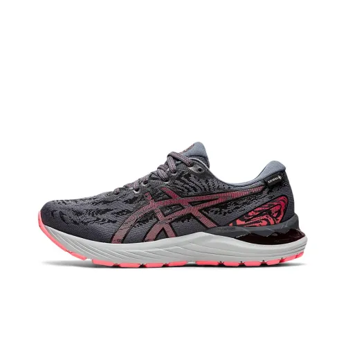 Asics Gel CUMULUS 23 г TX Low Топ Беговые кроссовки Женские Серый Красный