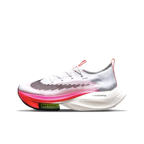 Nike Air Zoom Alphafly Next% 1 Low Топ Беговые кроссовки Мужской Белый Розовый