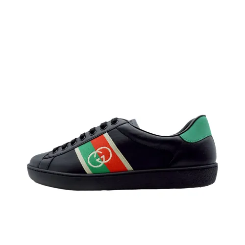 GUCCI Ace Interlocking г Стильные Скейтбординги Мужской Черный