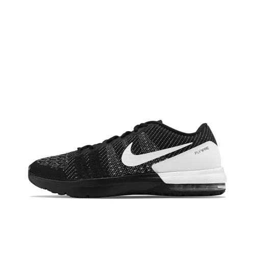 Nike Шок Absorbing Противоскользящий Износостойкий Дышащий и Легкий Низкий Топ Беговые кроссовки Мужской Черный Белый