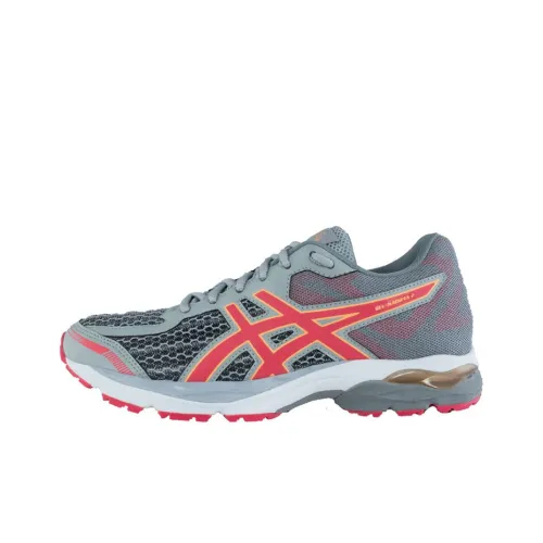 Asics Gel Nagoya 2 Износостойкие и Легкие Низкие Кроссовки для Бега Женские Серые Оранжевые