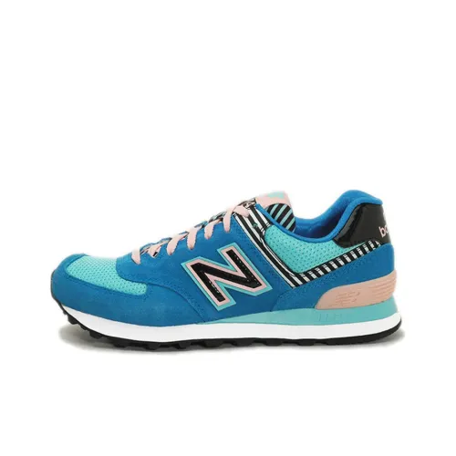 New Balance NB 574 Устойчивые к истиранию Низкие Кроссовки для бега GS Синий