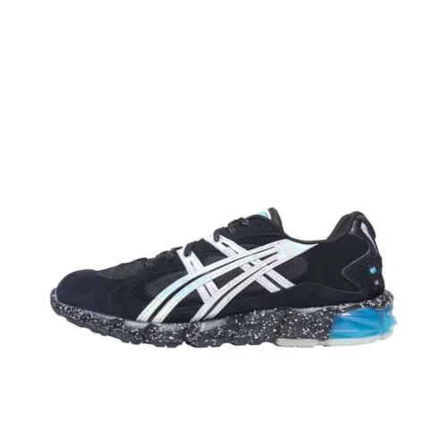 Asics Gel Kayano 5 Устойчивый к истиранию Низкий Топ Повседневная Беговая Обувь Женская Черный Синий