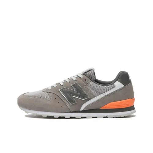 New Balance NB 996 Низкий топ Беговые кроссовки Женские Серо-оранжевый
