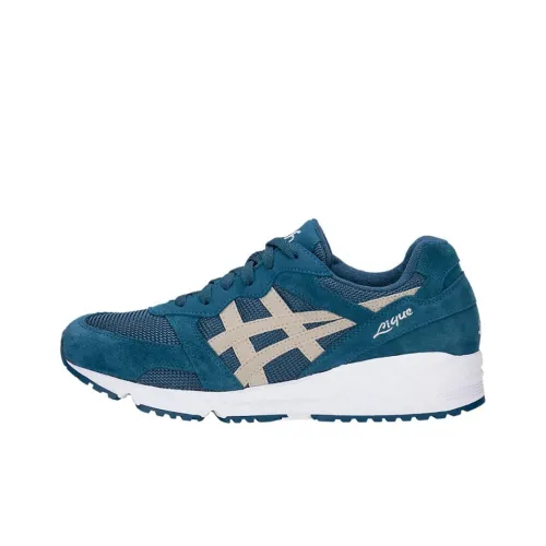 Asics Gel Lique Устойчивый к абразиву Дышащие Низкие Кроссовки для Бега Унисекс Индиго