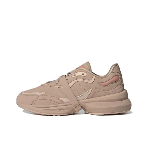 Adidas Originals Zentic Slip Resistant Abrasion Resistant Низкий Топ Casual Женский Темный Телесный