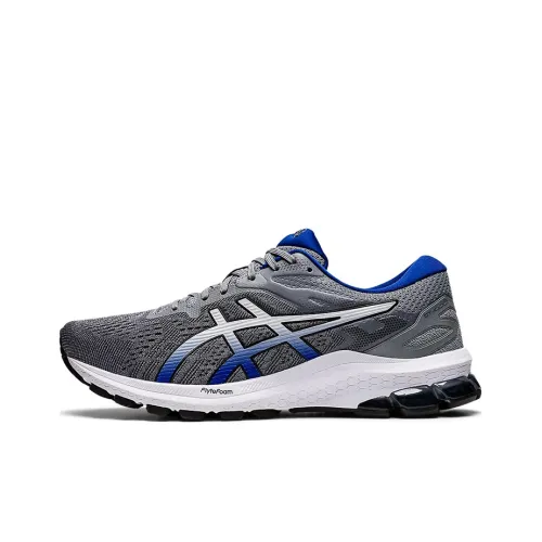 Asics GT 1000 10 Low Топ Беговые кроссовки Мужской Серый Синий 4E Ширина