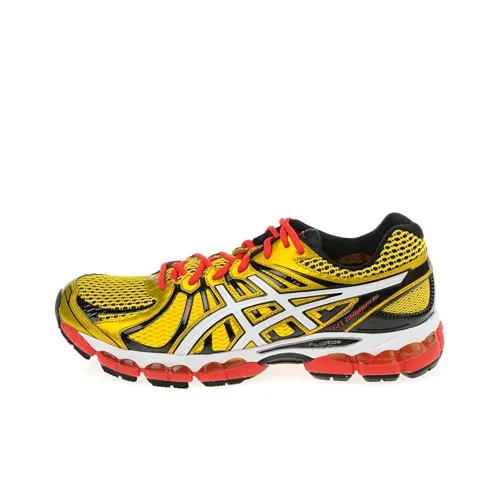 Asics Gel Nimbus 15 Low Топ Беговые кроссовки Мужские Золотые