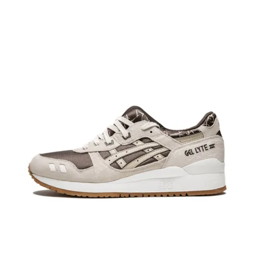 Asics Gel Lyte 3 Low Топ Беговые кроссовки Унисекс Серый Коричневый