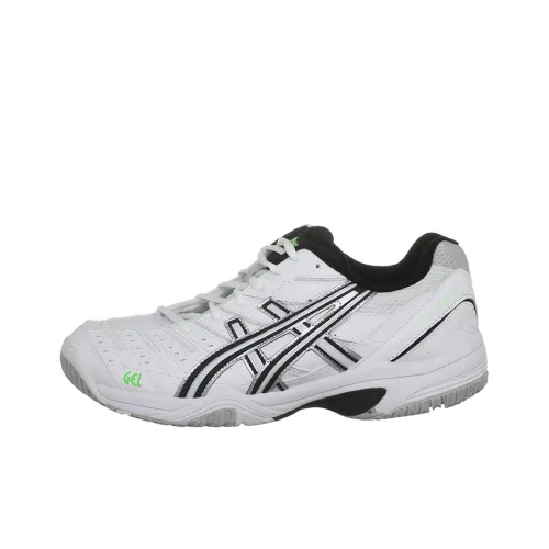 Asics Gel Dedicate 2 Low Топ Беговые кроссовки Мужские Белый Черный Зеленый