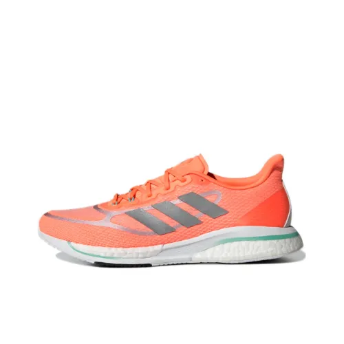 Adidas Supernova+ Износостойкий противоскользящий и дышащий низкий топ для бега мужские оранжевый