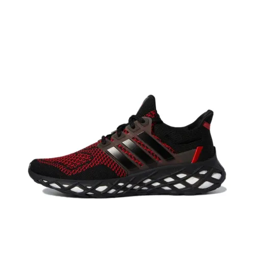 Adidas Ultra Boost Web DNA Low Топ Беговые кроссовки Унисекс Черный Красный