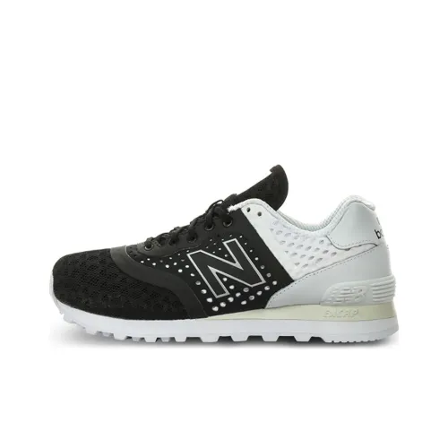 New Balance NB 574 Low Топ Беговые кроссовки Унисекс Черный Белый