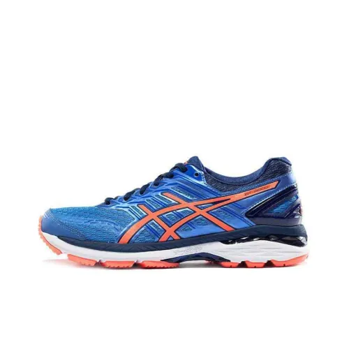 Asics GT 2000 5 Low Топ Беговые кроссовки Женские Сине-оранжевый