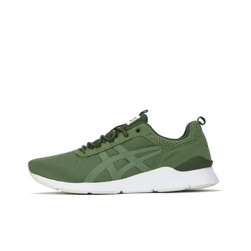 Asics Gel Lyte Runner Устойчивый к истиранию Низкий Топ Беговые кроссовки Унисекс Армейский зеленый