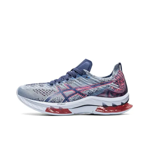 Asics Гель Kinsei Blast Low Топ Беговые кроссовки Женские Туманно-голубой