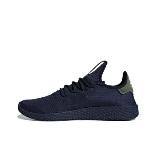 Pharrell Williams x Adidas Originals Tennis Hu Дышащие и противоскользящие низкие кроссовки для тенниса мужские чернильно-синие